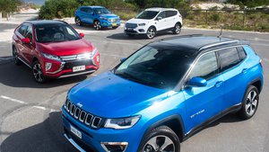 Jeep Compass v Mitsubishi Eclipse Cross v Ford Escape v Hyundai Tuscon