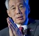 Lee Hsien Loong, Singapore's prime minister, speaks during an Economic Club of Washington discussion in Washington, ...