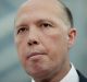 Minister for Home Affairs Peter Dutton addresses the media during a doorstop interview at Parliament House in Canberra ...