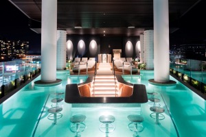 The pool bar at FV by Peppers.