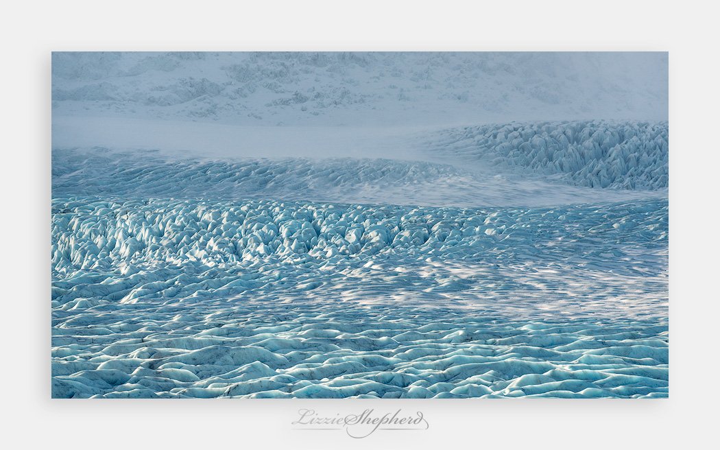 Fjallsjökull glacier ice in Iceland