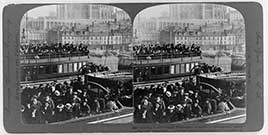 Goodbye to old Ireland!--Passengers on tender at Queenstown...