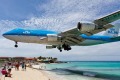 Sint Maarten is a popular destination for plane spotters, as the planes fly low over Maho Beach into the airport. 