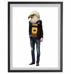 West Coast Eagles Fierce Fan Print