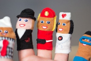 Toddler Fun! Finger Puppets for fun and cognitive development