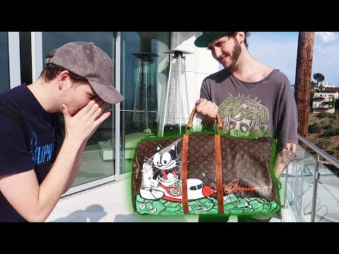 SURPRISED WITH A CUSTOM LOUIS VUITTON BAG ($10,000)