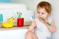 Pandora will only go to her cot once she has gnawed on 7 toothbrushes with a plastic duck supervising. She must be ...