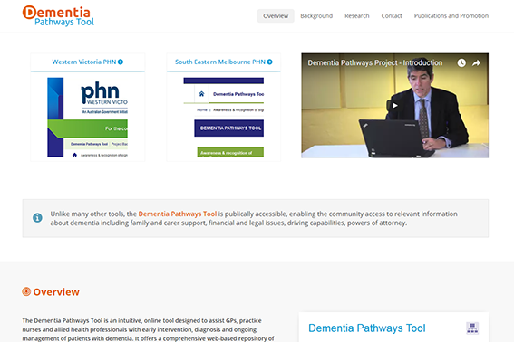 Dementia Pathways Tool