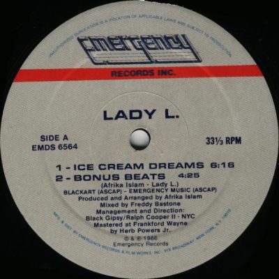 Lady L. ? Ice Cream Dreams (1986) (VLS) (FLAC + 320 kbps)