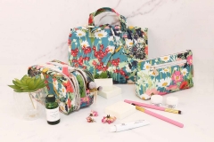 Makeup & Cosmetic Bag Pack - Dusk Meadow