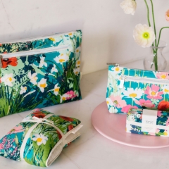 Cosmetic Bag, Heat Pillow & Soap - Dusk Meadow