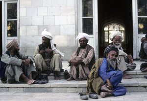 File - A street scene in Kabul, Afghanistan.