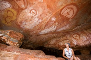 Raft Point Ngumburi Shelter Wandjina rock art.