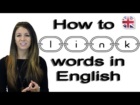 How to Link Words - Speak English Fluently - Pronunciation Lesson