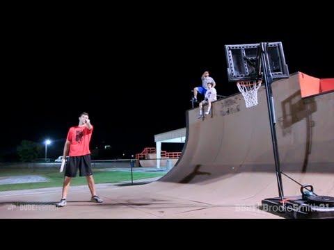 Epic Trick Shot Battle 2 | Dude Perfect vs. Brodie Smith