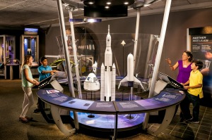 Above and Beyond, an incredible interactive exhibition presented by Boeing and developed in collaboration with NASA and ...