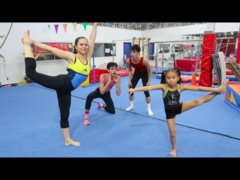 WHO WILL WIN? (FAMILY GYMNASTICS CHALLENGE)