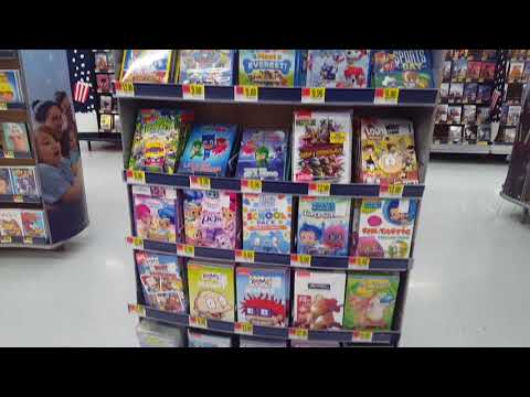 Shopping at Walmart for Movies during a Snowstorm - Blu-Rays DVDs TV shows Nickelodeon Disney