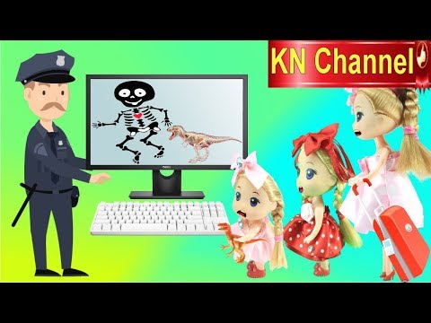 Đồ chơi trẻ em BÚP BÊ KN Channel XÉ ÁO PHAO TRÊN MÁY BAY tập 1 | BÀI HỌC SAU SỰ CỐ