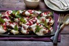 Grilled eggplant with yoghurt dressing, pomegranate seeds and mint. <a ...