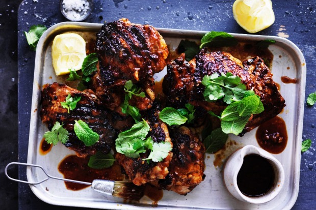 Finger licking spicy barbecue chicken. <a ...