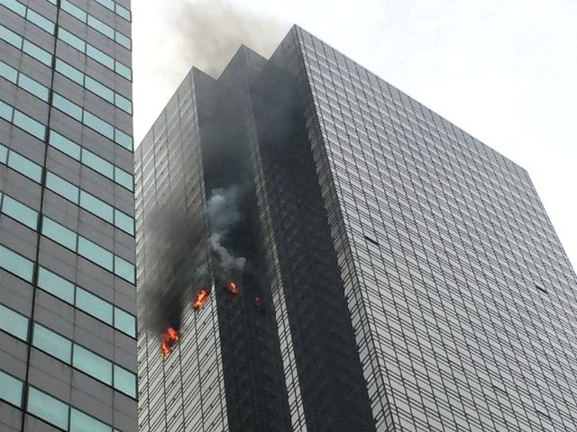 New York Fire Department Reports Fire on the 50th Floor of Trump Tower, 1 Dead