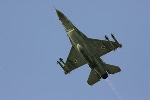 In this Sunday, July 16, 2006 file photo an Israeli F-16 warplane takes off to a mission in Lebanon from an air force base in northern Israel.