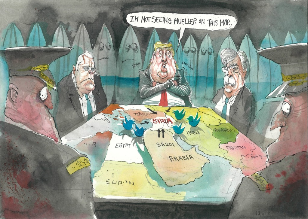 David Rowe's cartoon. April 13, 2018.