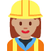 👷🏽‍♀️