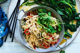 Pick up a cooked chook for Neil Perry's chicken stir-fry