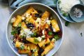 Danielle Alvarez's rigatoni with smoky eggplant, tomato and oregano.