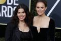 America Fererra and Natalie Portman went as each other's dates to the Golden Globe awards, and wore black in support of ...