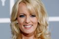 FILE - In this Feb. 11, 2007 file photo, Stormy Daniels arrives for the 49th Annual Grammy Awards in Los Angeles. A ...