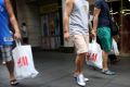 SYDNEY, AUSTRALIA - December 21, 2017: SYDNEY, AUSTRALIA - AFR NEWS: 211217: Shoppers in Sydney's CBD prepare for ...