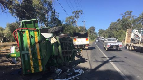 A truck collision at Glenhaven on April 16.