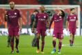 Squad goals: Manchester City may find their squad intact next season, if a potential transfer ban goes ahead.