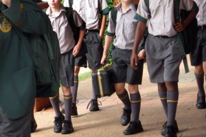 Primary school students (ABC News)