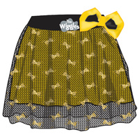 The Wiggles Gold Foil Printed Mesh Tulle Skirt