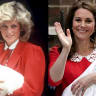 Kate channels Diana as she introduces her new son