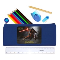 Personalised Star Wars The Force Awakens Pencil Case, Ruler and Pencil Pack