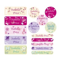 Personalised Butterfly Pre-School Label Pack