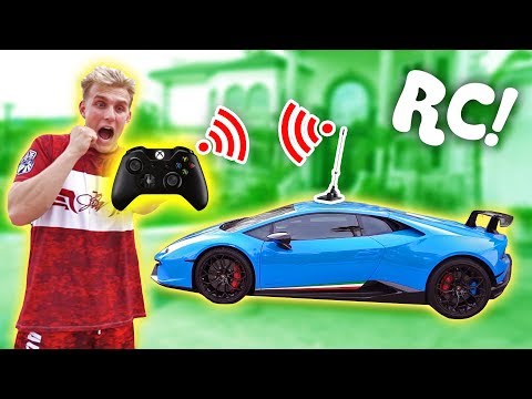 I MADE MY LAMBORGHINI REMOTE CONTROLLED!! (INSANE)