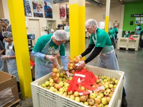 Food Bank and Outdoor Cleanup: Portland Event Photos