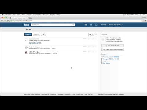 Box.com Tutorial 2015 - Quick Start