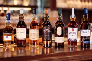 The full lineup of Special Release whisky. 