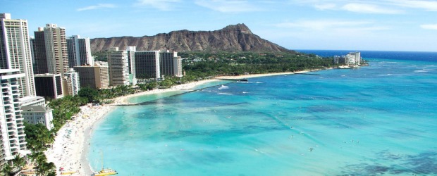 Waikiki Beach, Hawaii.