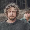 Simon Baker (left) and the cast of the film Breath, based on the Tim Winton book. 