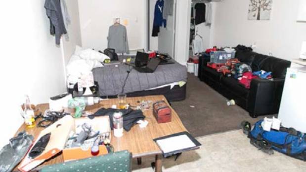 Police followed a stolen car to a Christchurch motel and found a room full of stolen property.