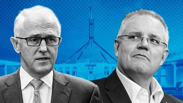 federal budget 2018 - 2019 Scott Morrison Malcolm Turnbull graphics