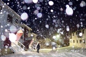 Photos: First snow blankets ski resorts as cold snap bites